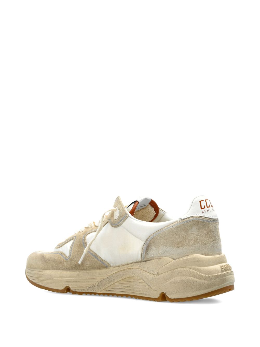Sneakers With Brown Star Accent