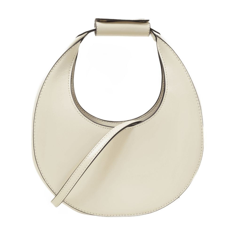 Mini Moon Crossbody - Cream - Leather