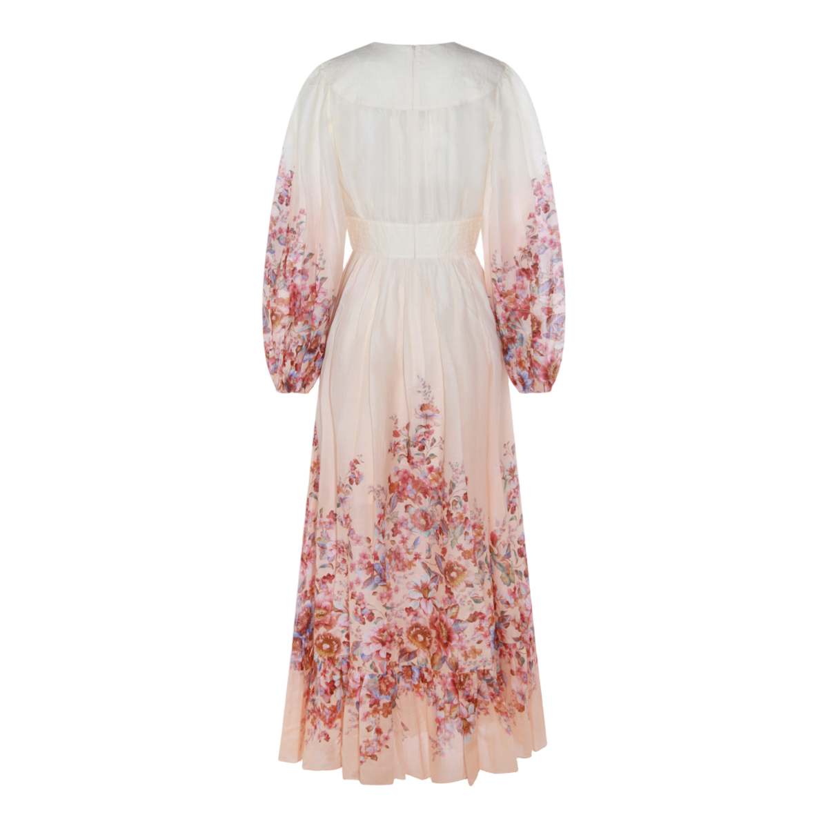 Long Dress with Deep V-Neckline