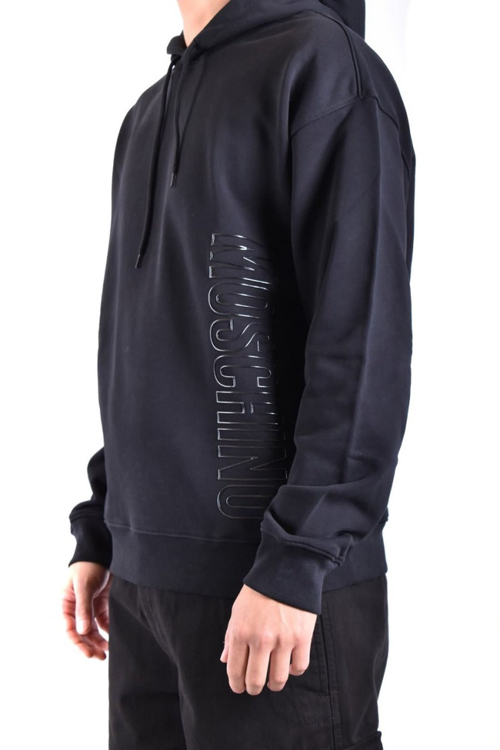 Classic Hooded Sweatshirt With Embossed Logo Detail