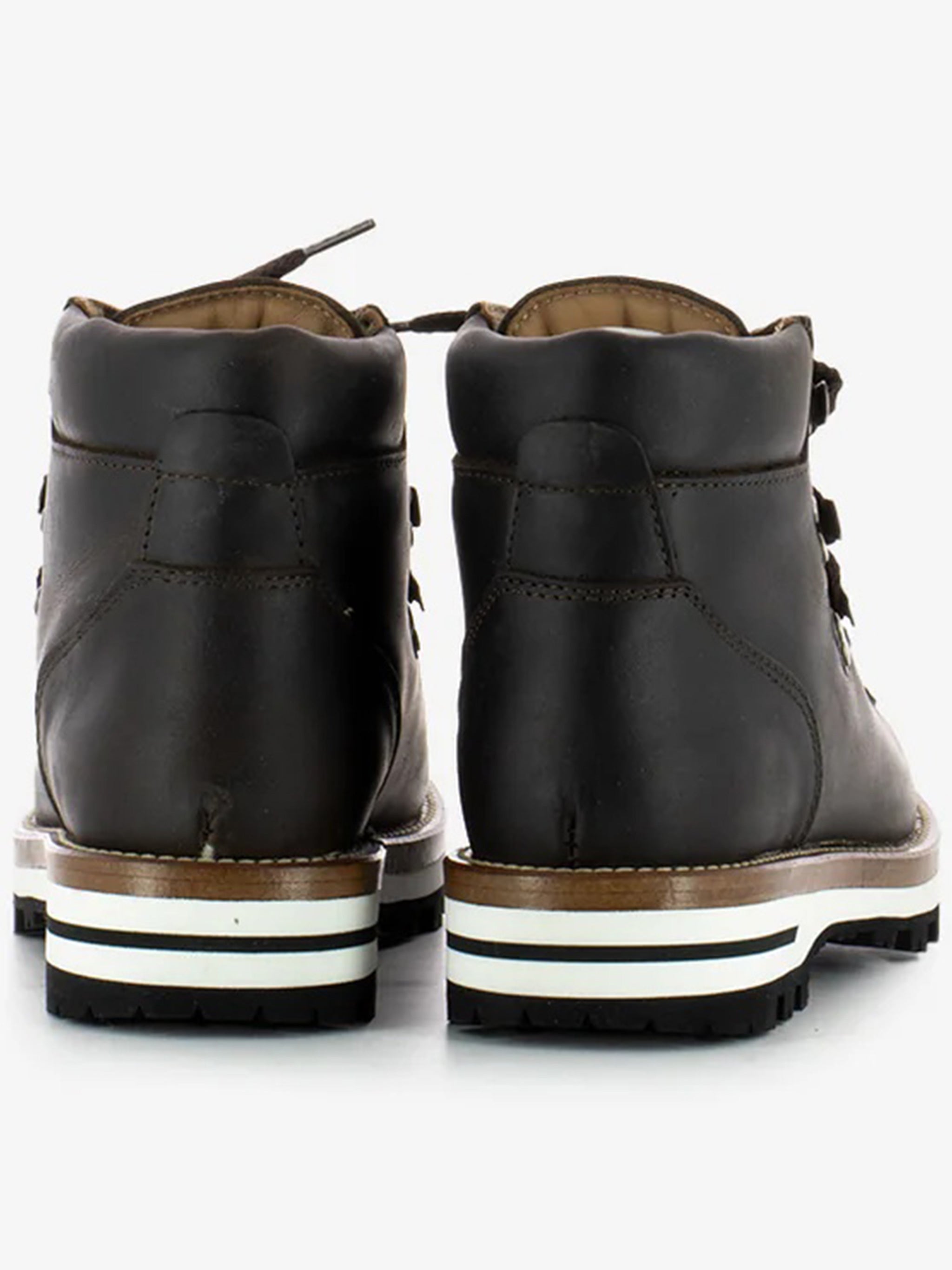Dark Cortina Leather Ski Snow Boots