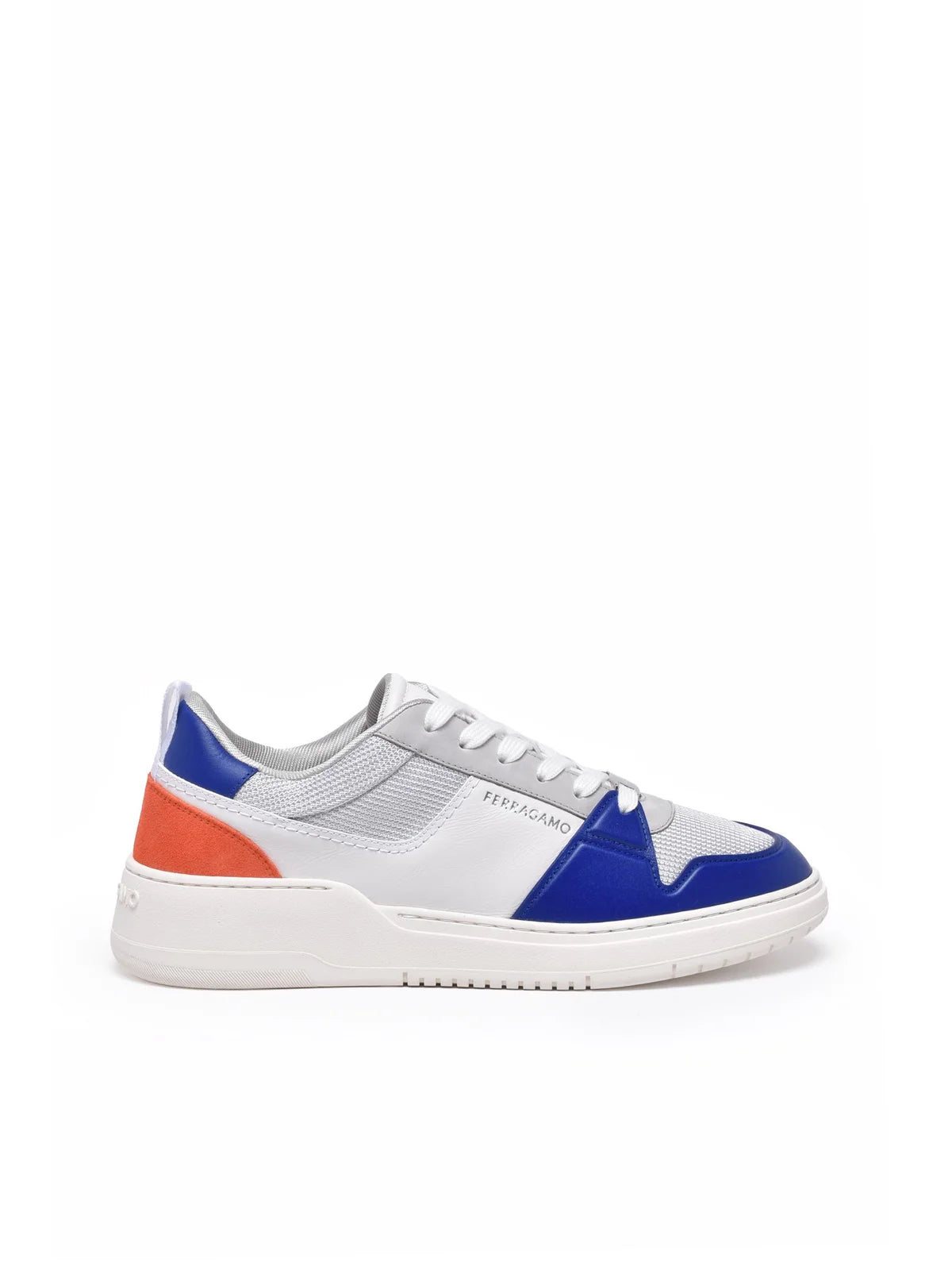 Blue 'Dennis' Leather Sneakers