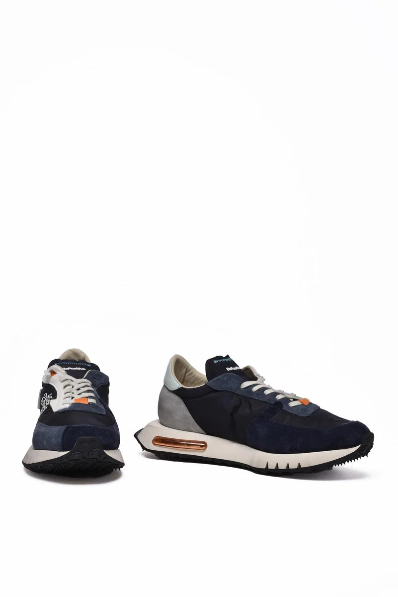 Leather/Polyester Sneakers - Multicolor