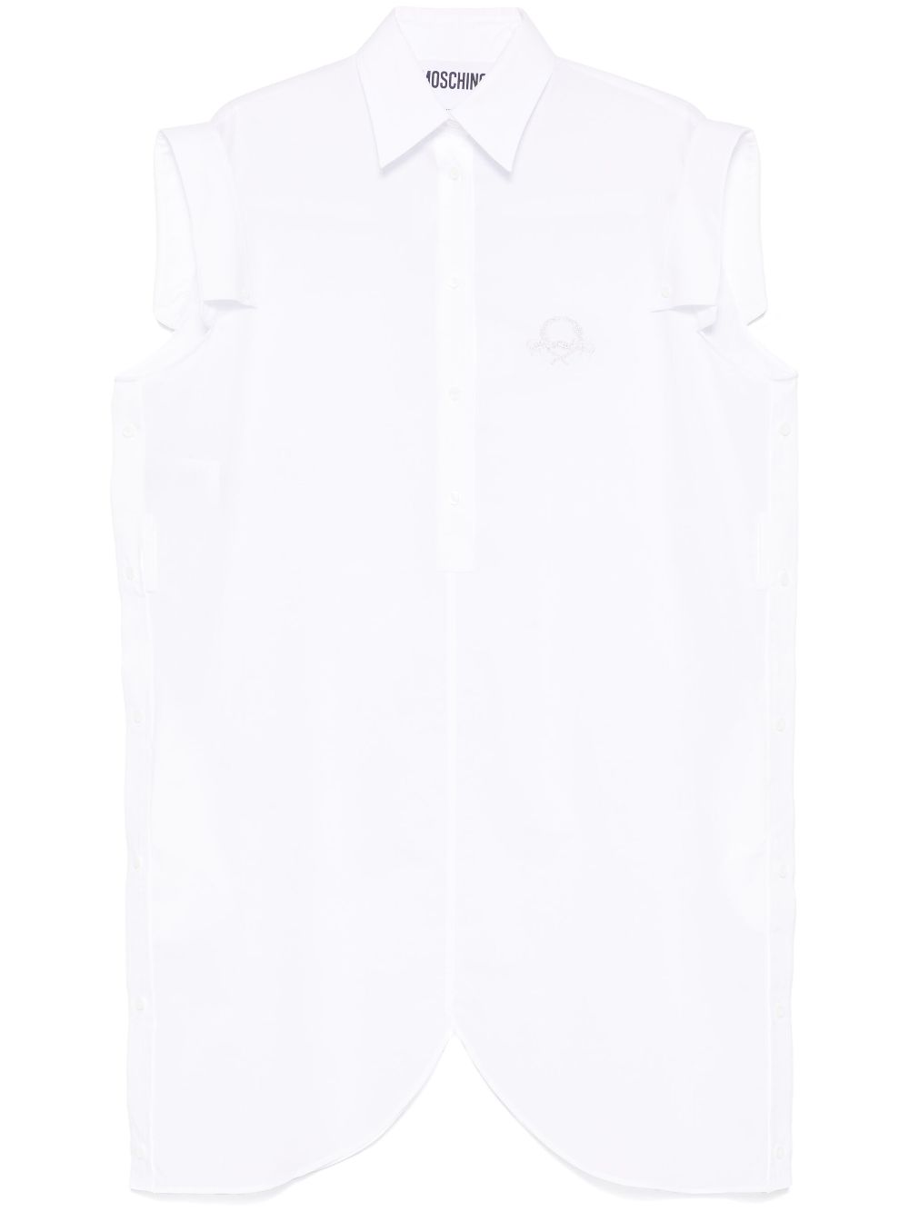 Sleeveless White Dress