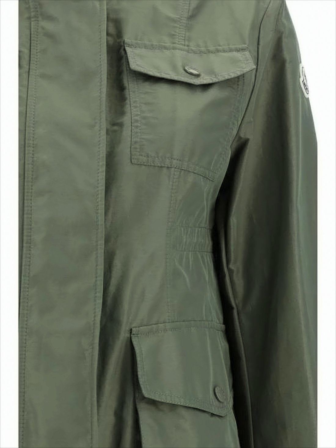 Structured Olive Green Jacket with Tailored Fit