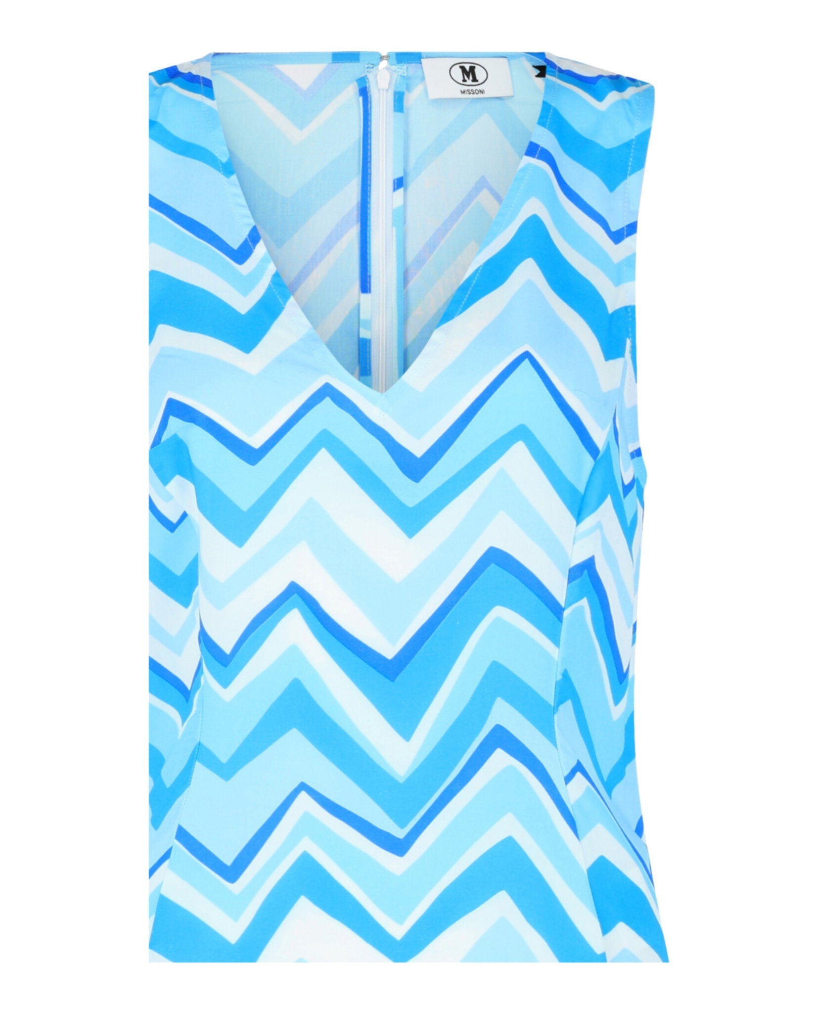 Zigzag Print Mini Dress