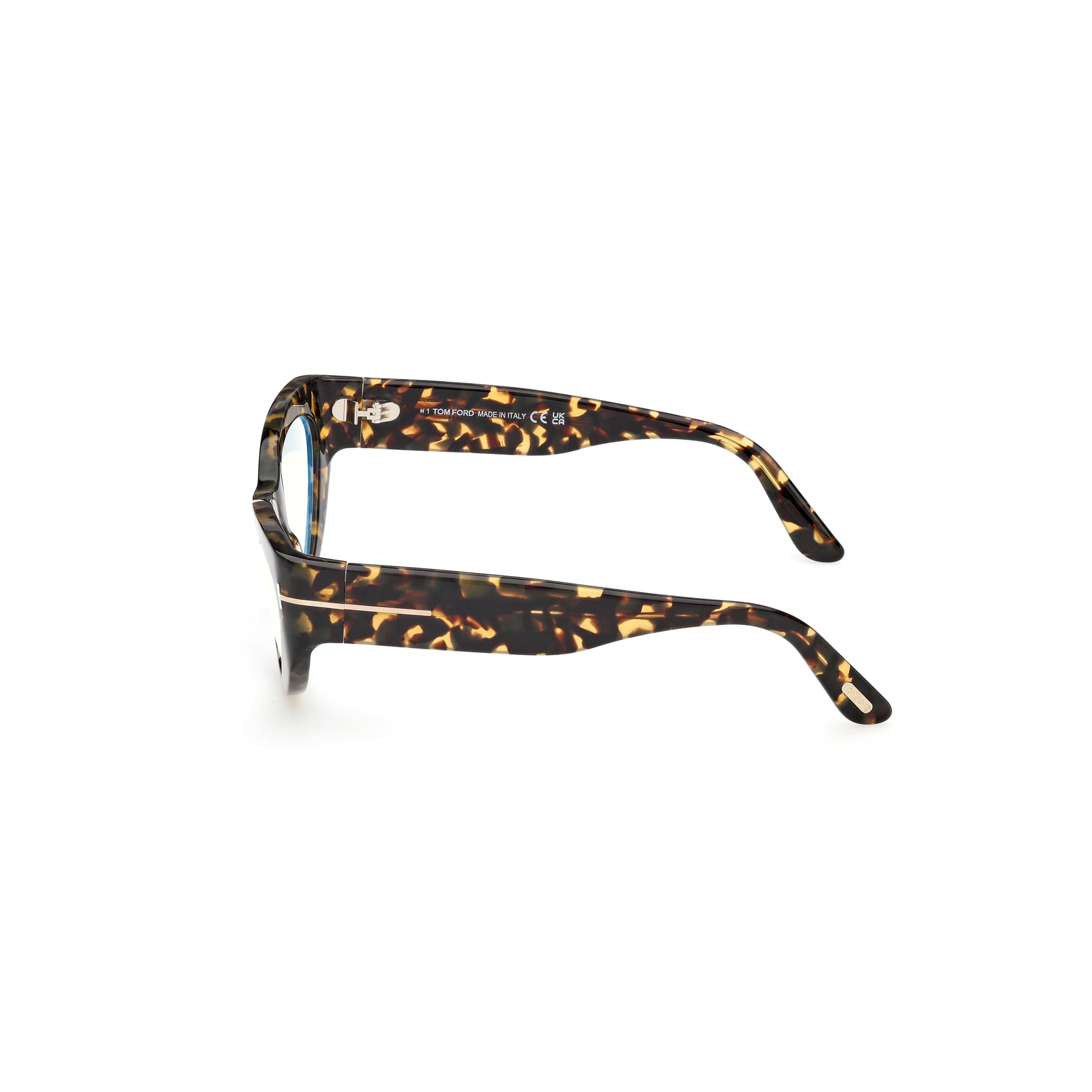 Ft6134-B Cat-Eye Tortoiseshell Acetate Sunglasses