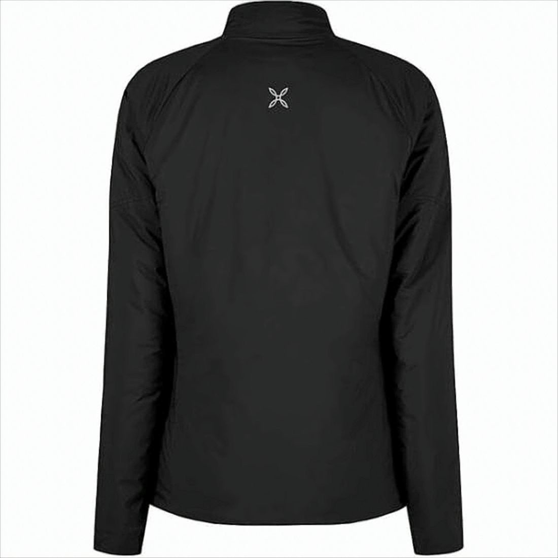 Tailored Black Jacket With Stand-Up Collar And Quilted Lining