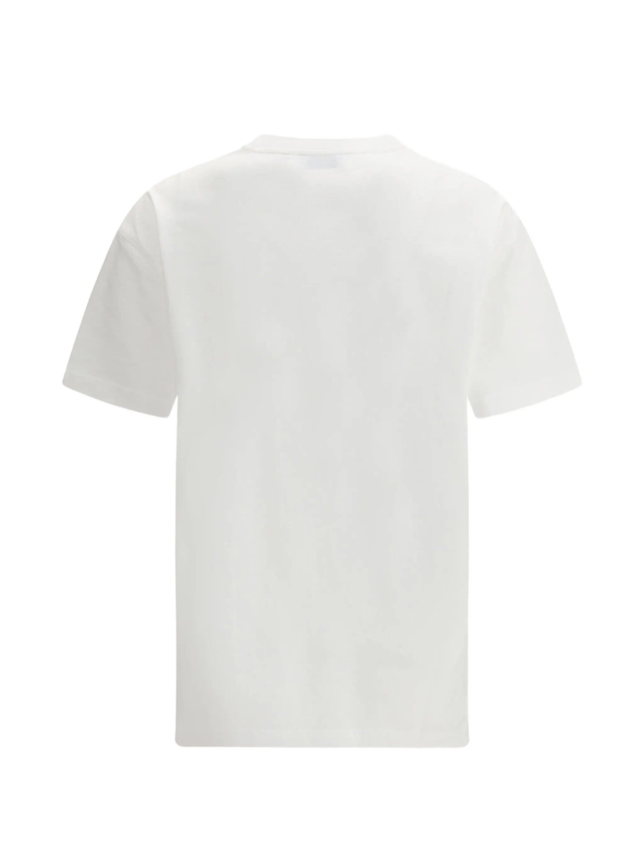 White Big Logo Bookish Cotton T-Shirt