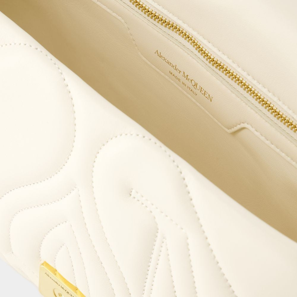 The Seal Crossbody Bag - Leather - Ivory