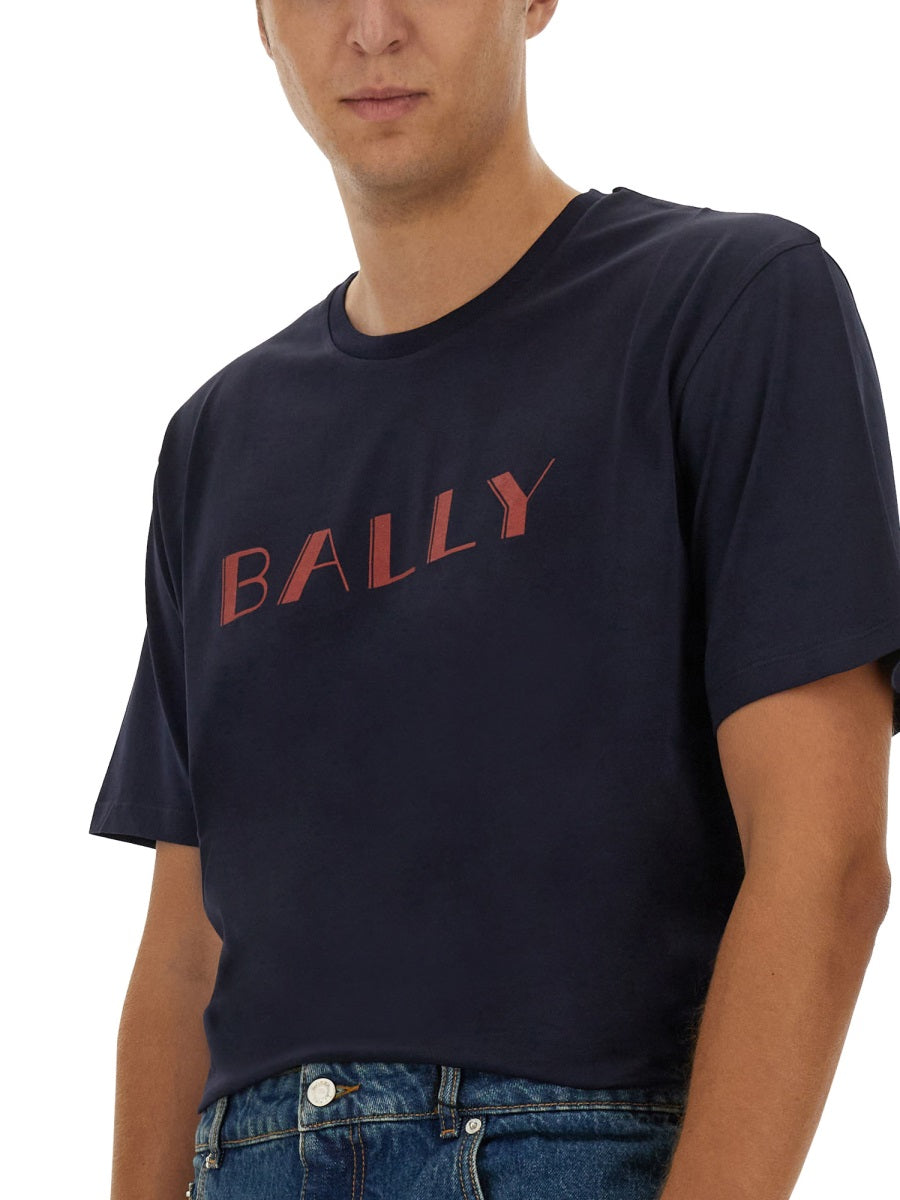 Relaxed-Fit Black T-Shirt with Logo Detail