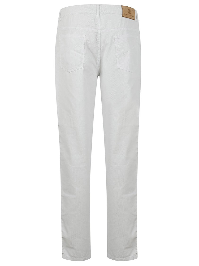 Straight-Leg Corduroy Jeans With Five-Pocket Design