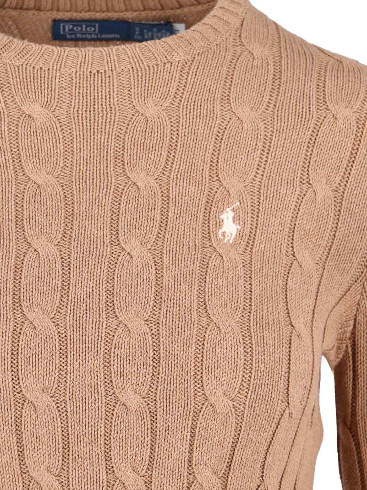 Cable Knit Sweater – Beige