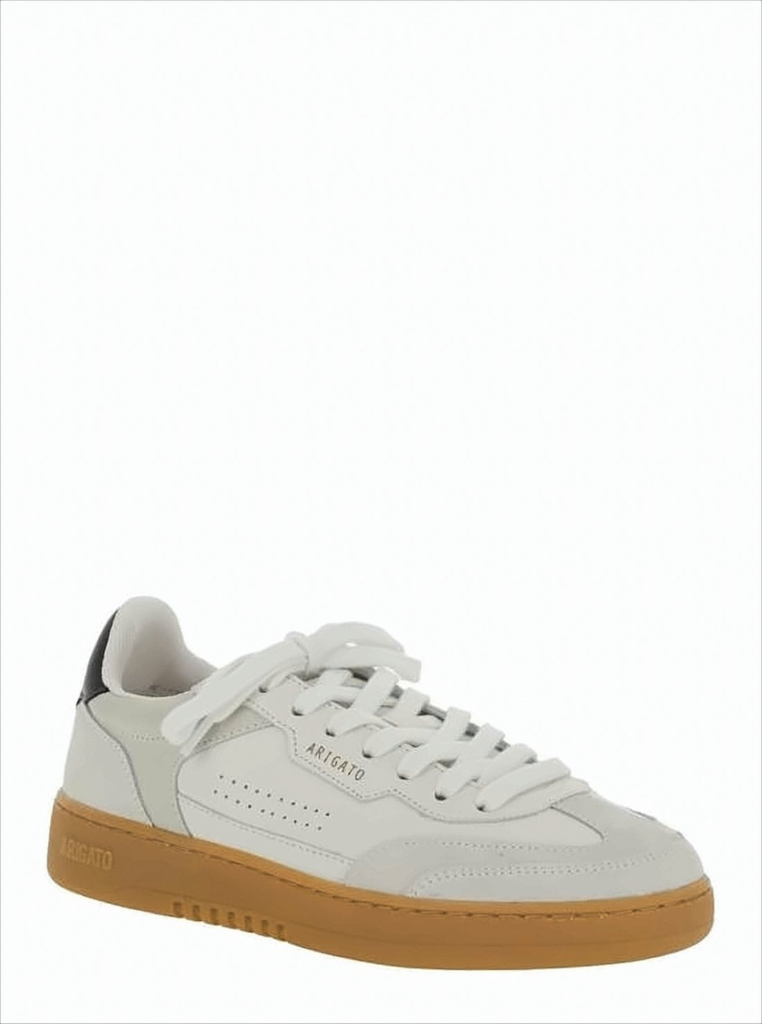 Low-Top Sneakers with Leather and Suede Paneling