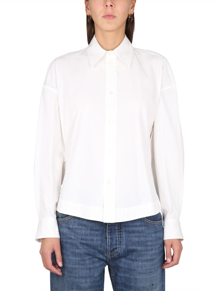 Tailored Button-Down Compact Shirt with Classic Collar