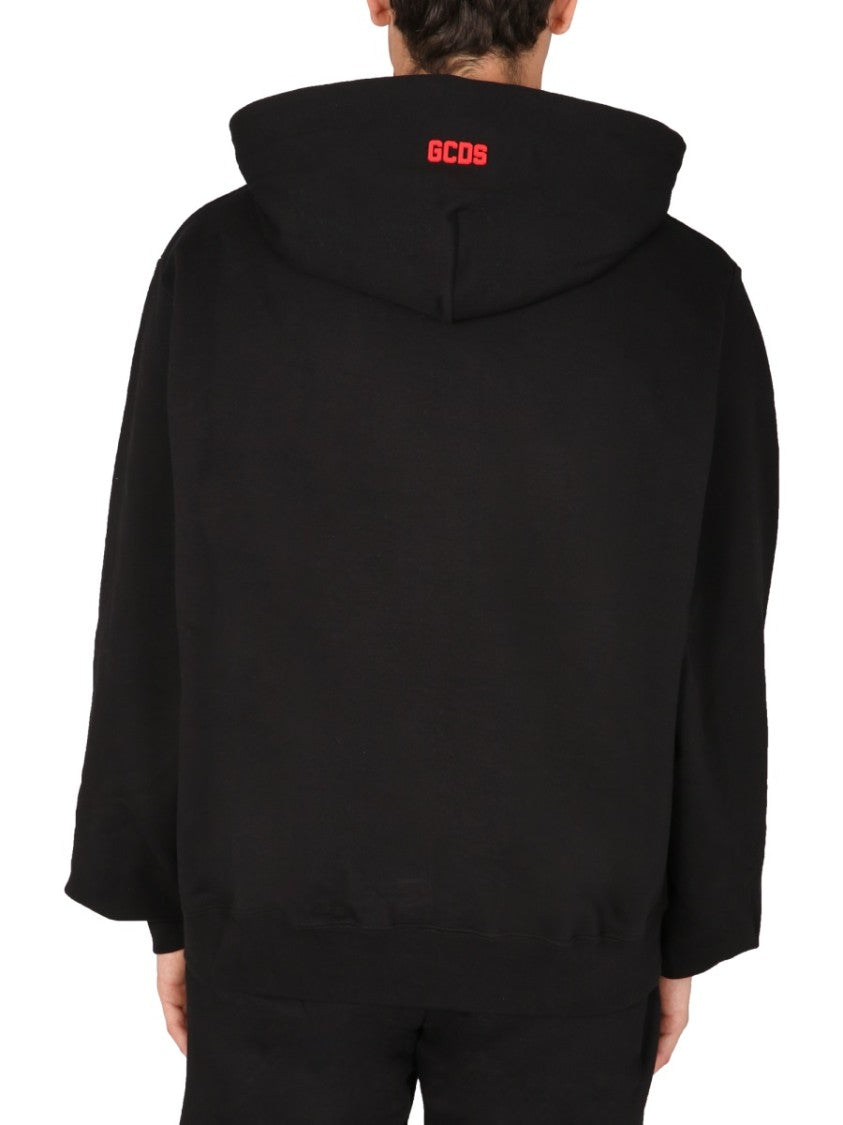 Relaxed Fit Black Hoodie