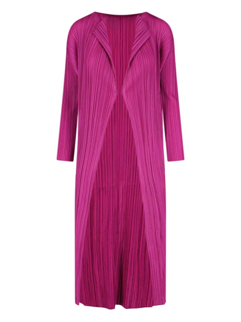 Pleated Design Women's Jacket With Modern Silhouette