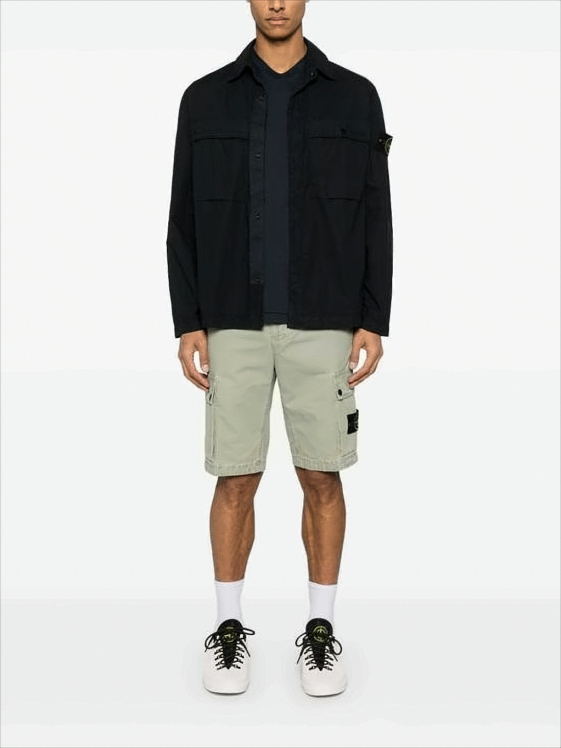 Long-Sleeve Shirt with Concealed Placket