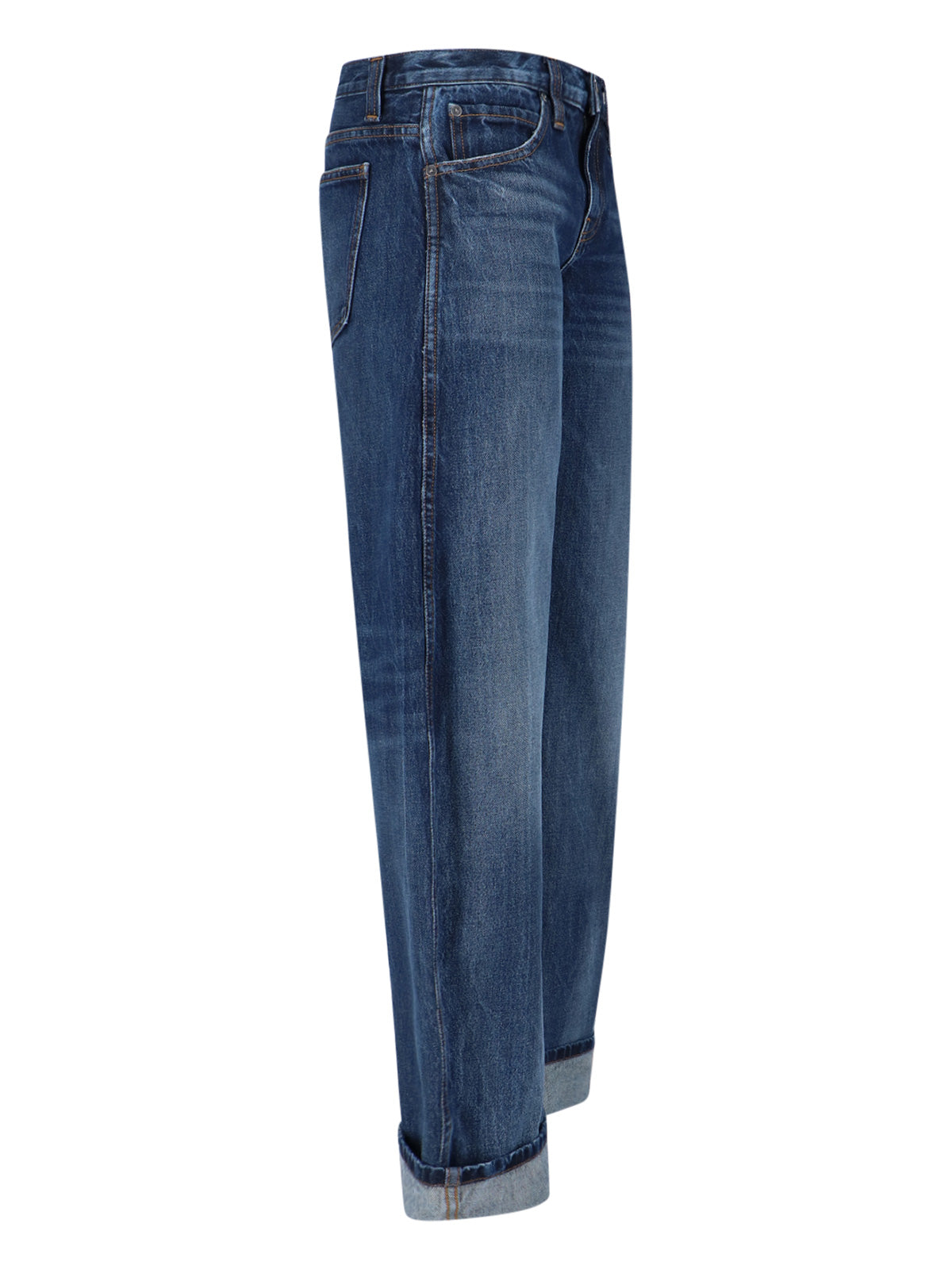 "Karo" Wide Jeans – Blue