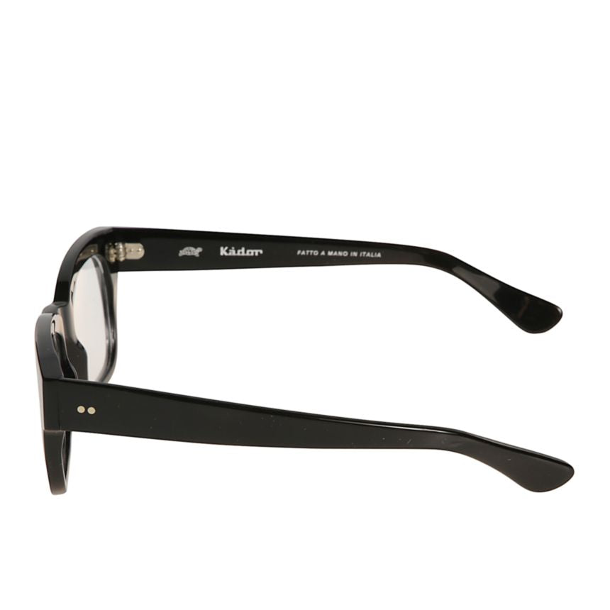 Professor/N Rectangular Frame Eyeglasses with Glossy Finish
