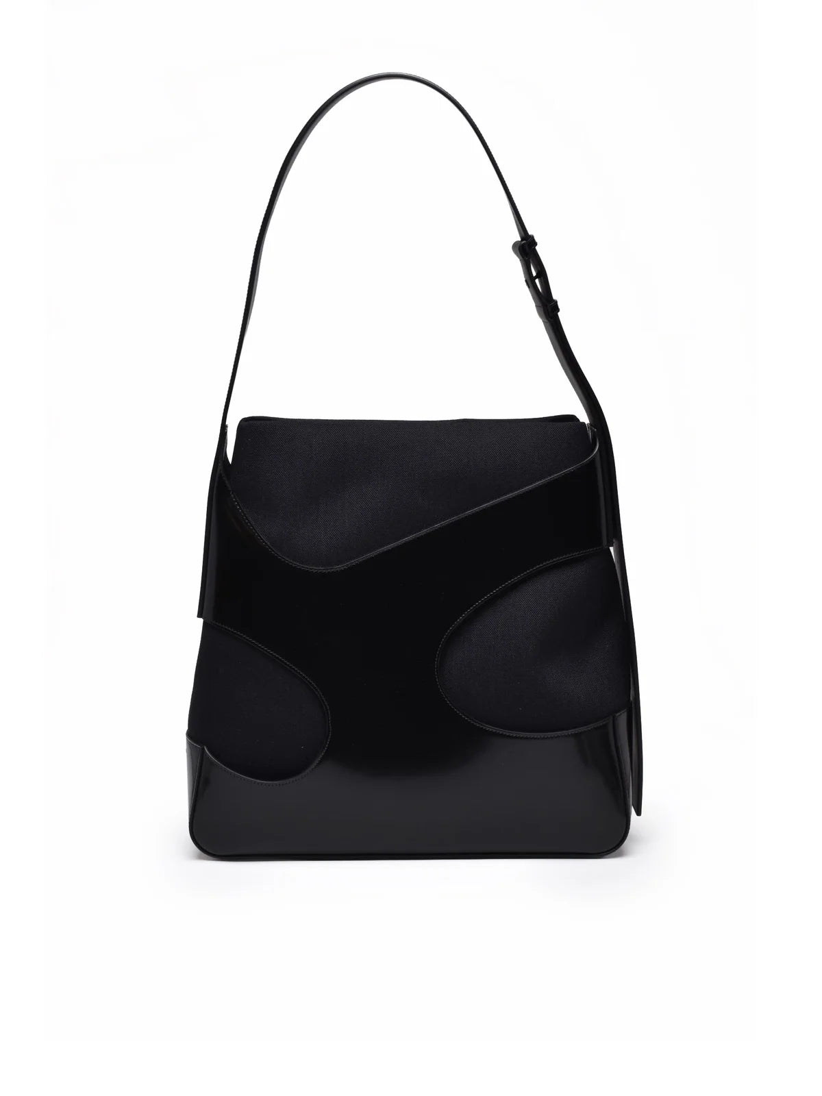 Shoulder Bag Nylon/Cotton - Black