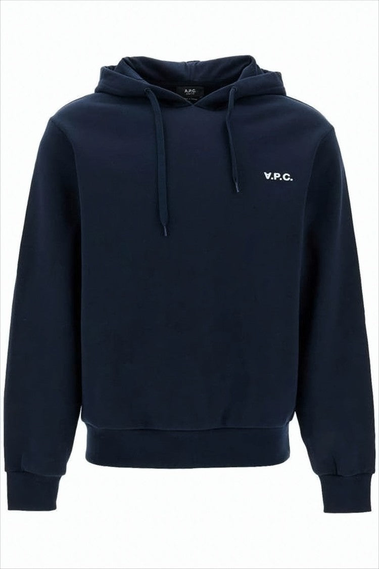 Dark Navy Hoodie with Drawstring