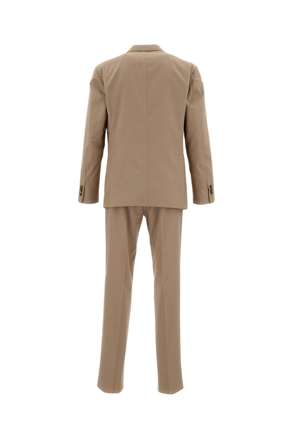 Cotton-Blend Two-Button Suit