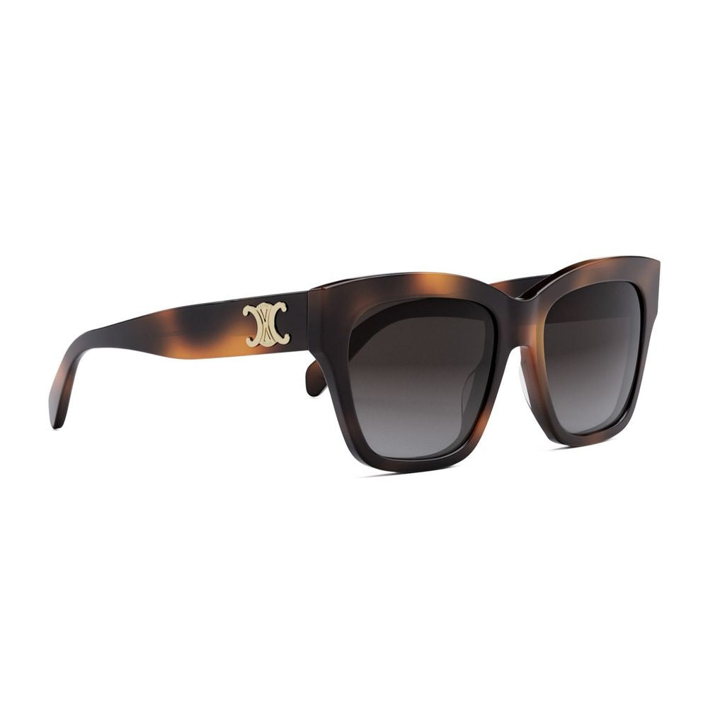 Triomphe Triomphe Geometric Sunglasses With Gold-Tone Emblem