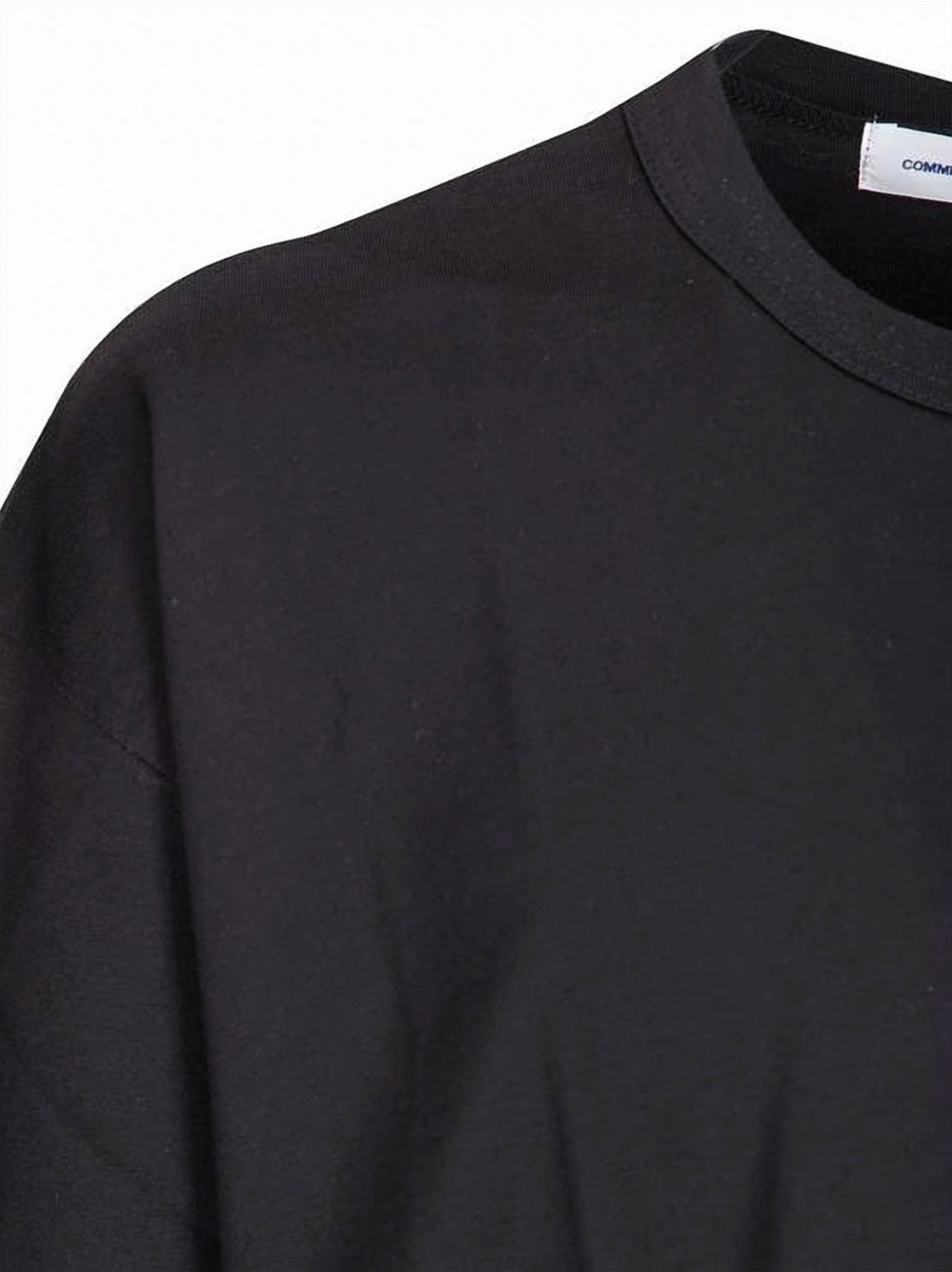Short-Sleeved Cotton T-Shirt with Subtle Printed Detail