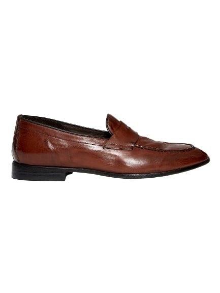 Brown Leather Moccasin
