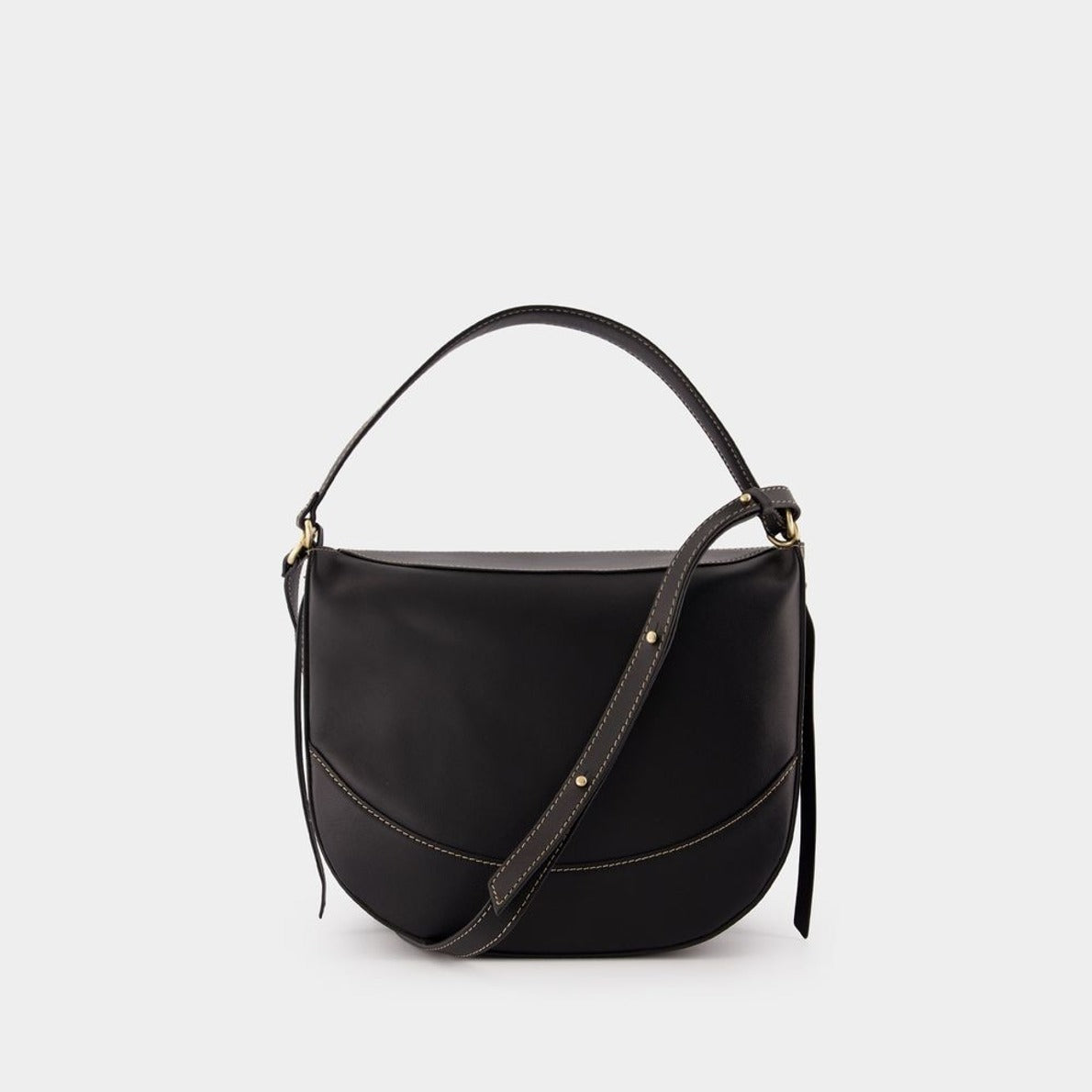 Daily Bag Crossbody - Leather - Black