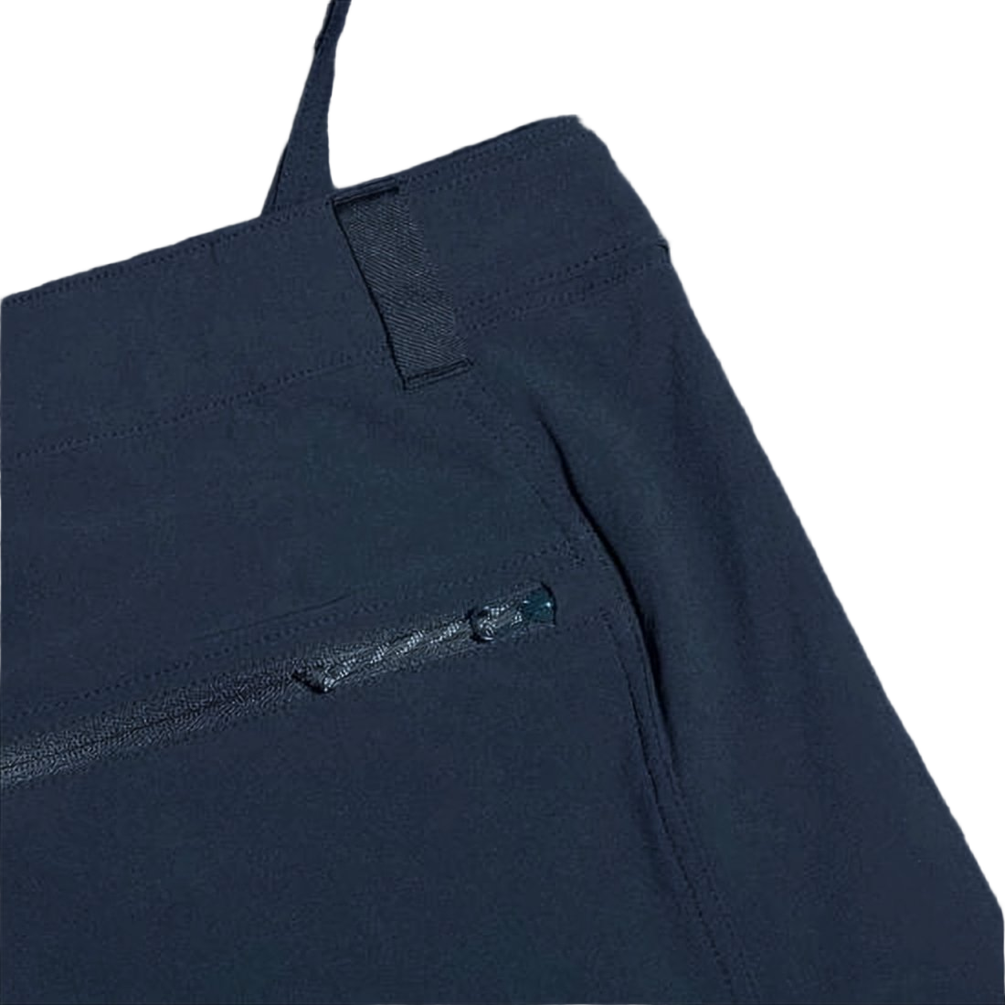 Straight-Fit Pants with Adjustable Waistband