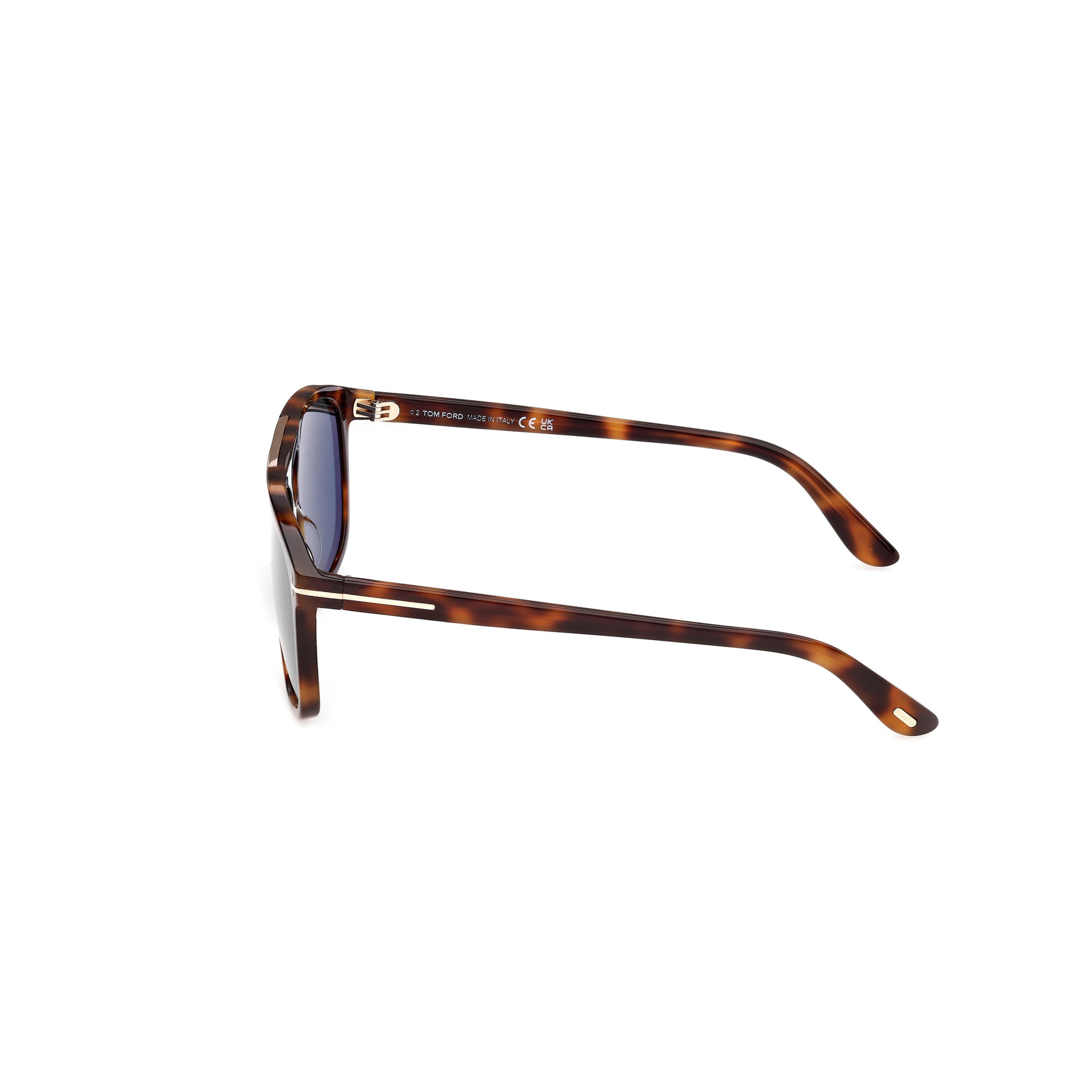Ft1338 Bold Square Tortoiseshell Sunglasses