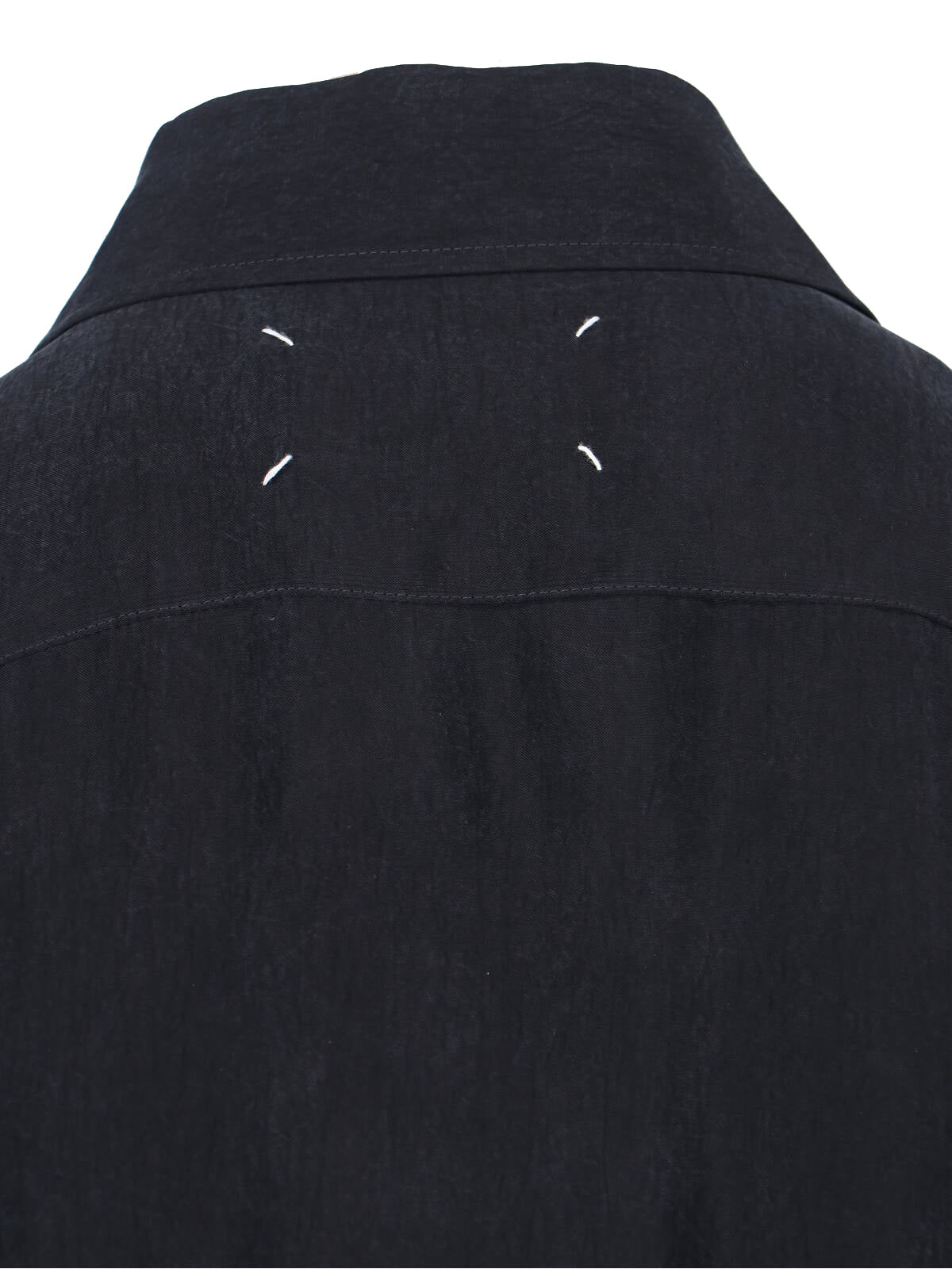 Black Draped Cut-Out Cupro Midi Dress