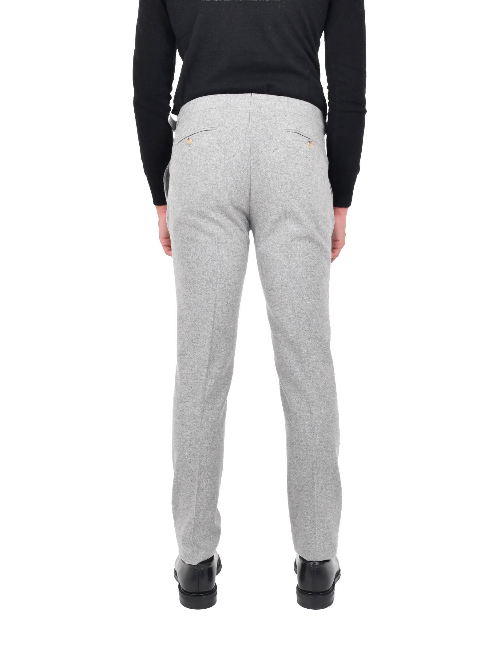Tailored Cashmere Trousers With Refined Silhouette