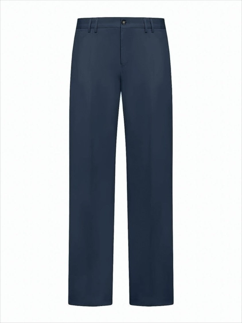 Tailored Straight Fit Pants with Flat Front
