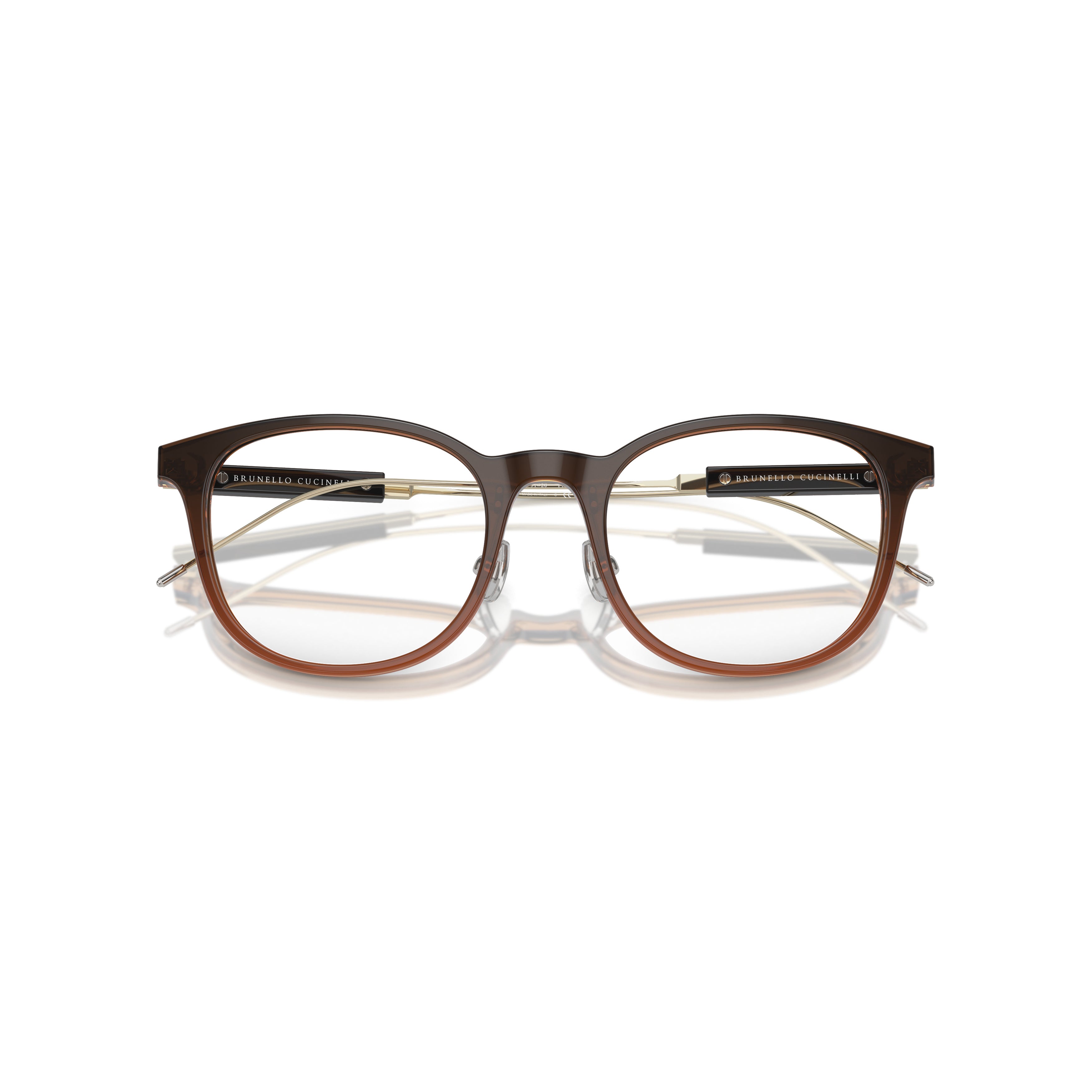 0bc3006 Gradient Acetate Sunglasses with Metallic Temples