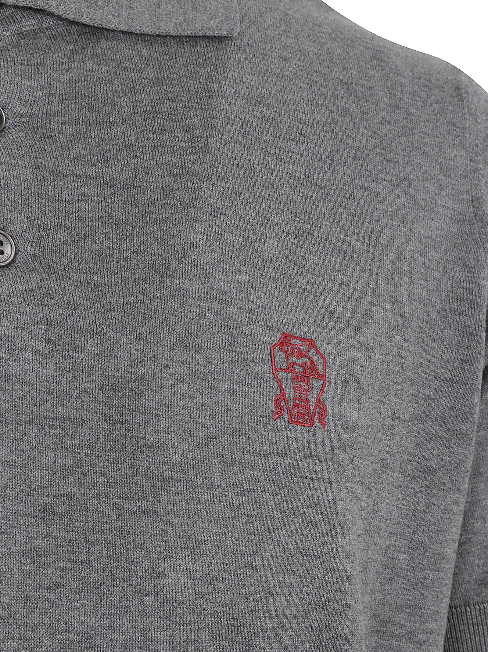 Short-Sleeved Cotton Polo Shirt