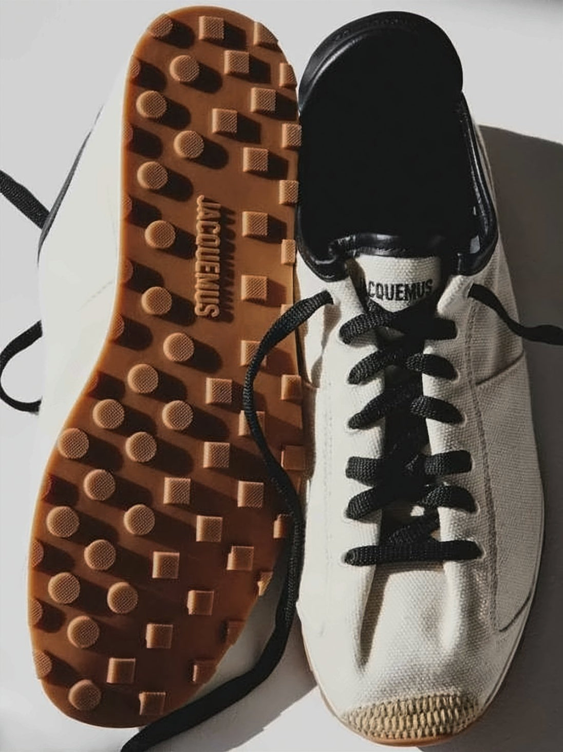 Low-Profile Canvas Sneakers with Contrast Details
