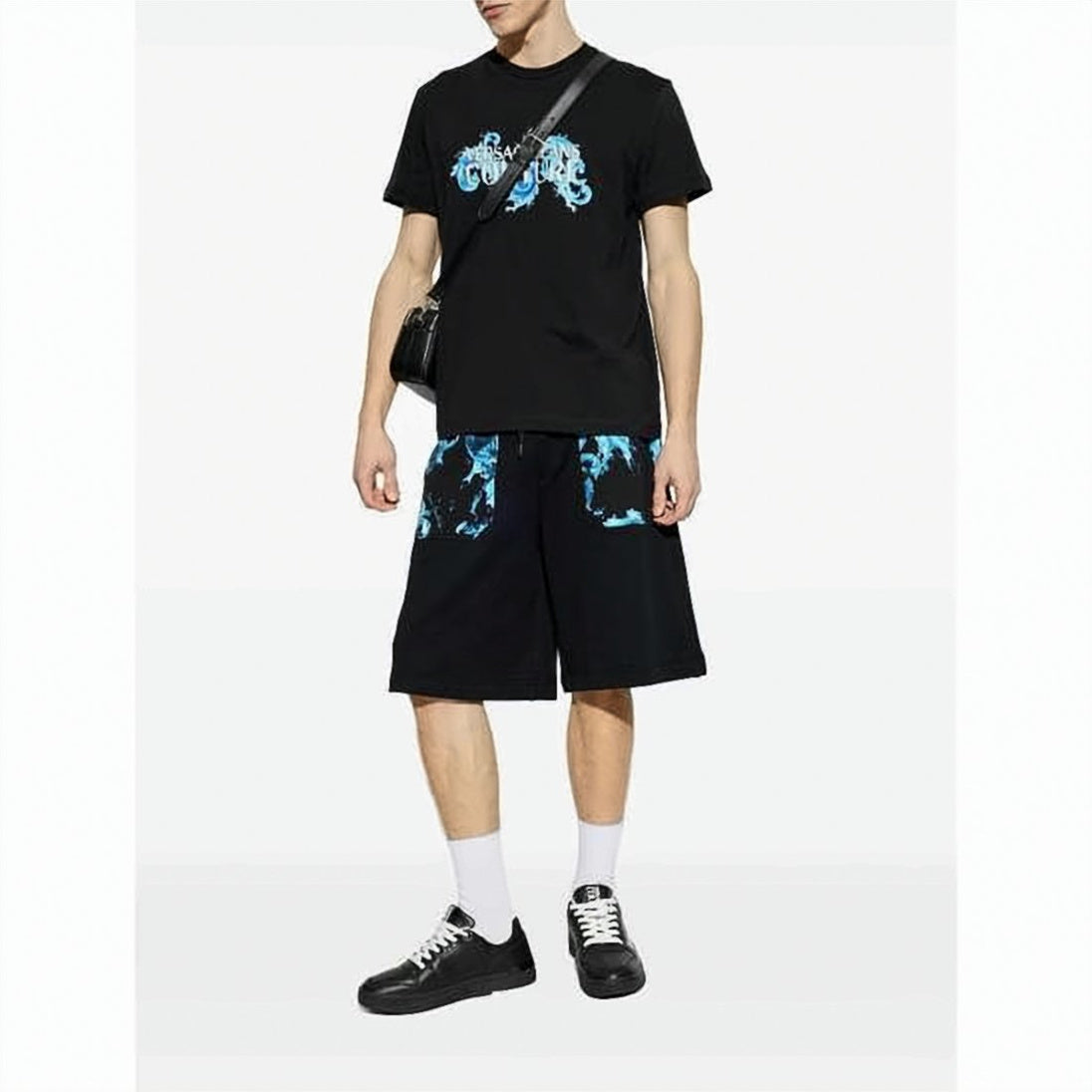 Short-Sleeve T-Shirt with Bold Graphic Print