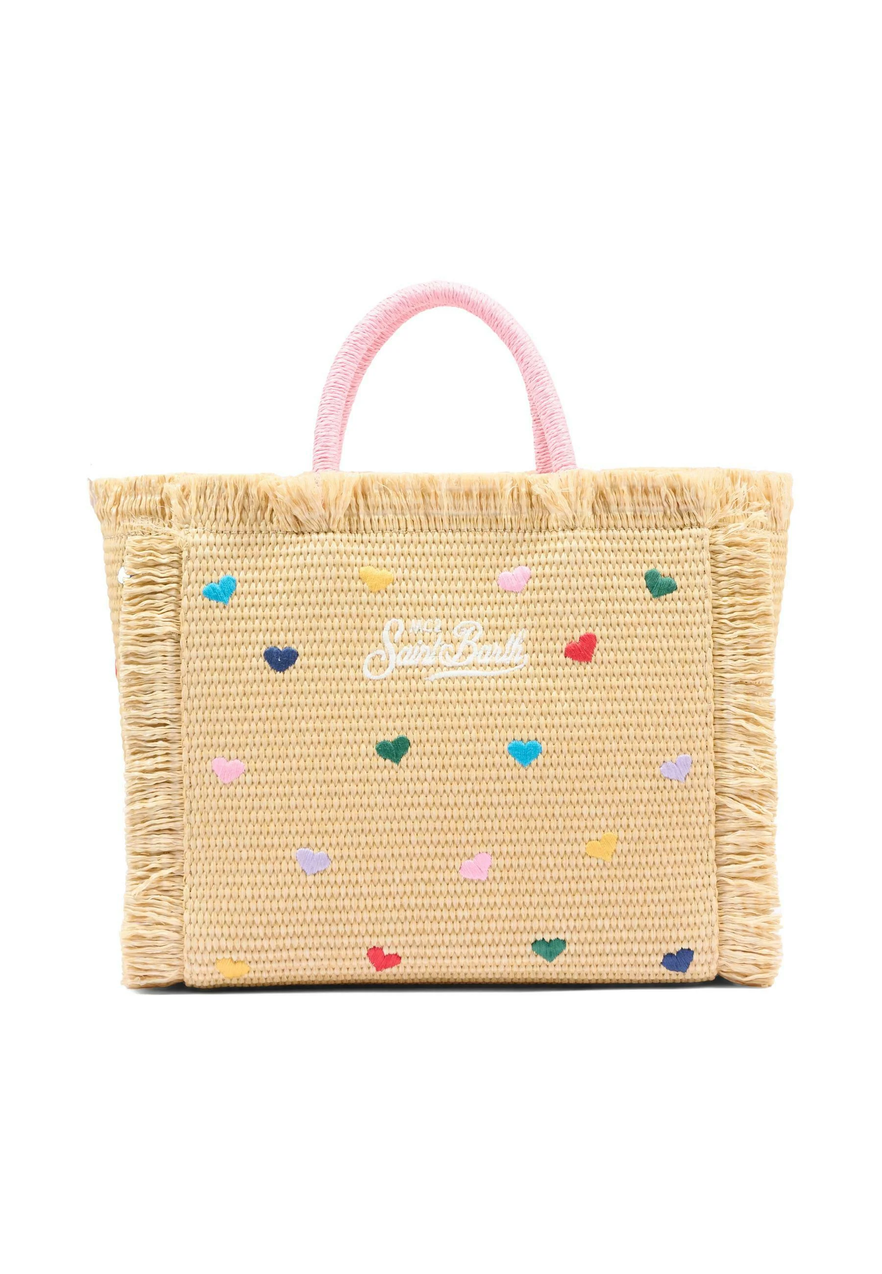 Yellow Colette Straw Handbag
