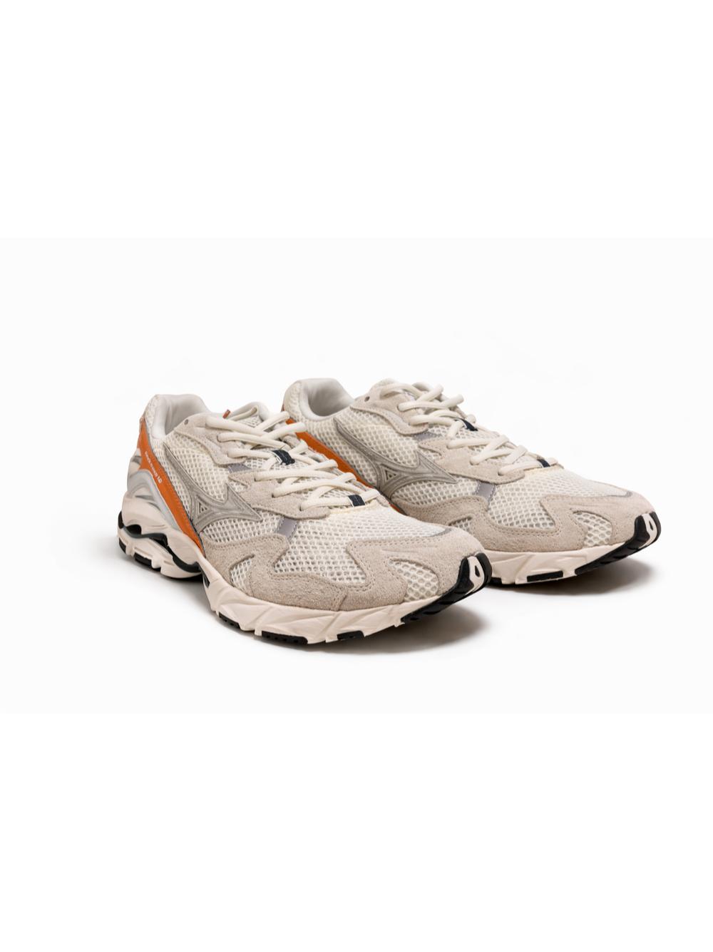Mesh And Suede Lace-Up Sneakers