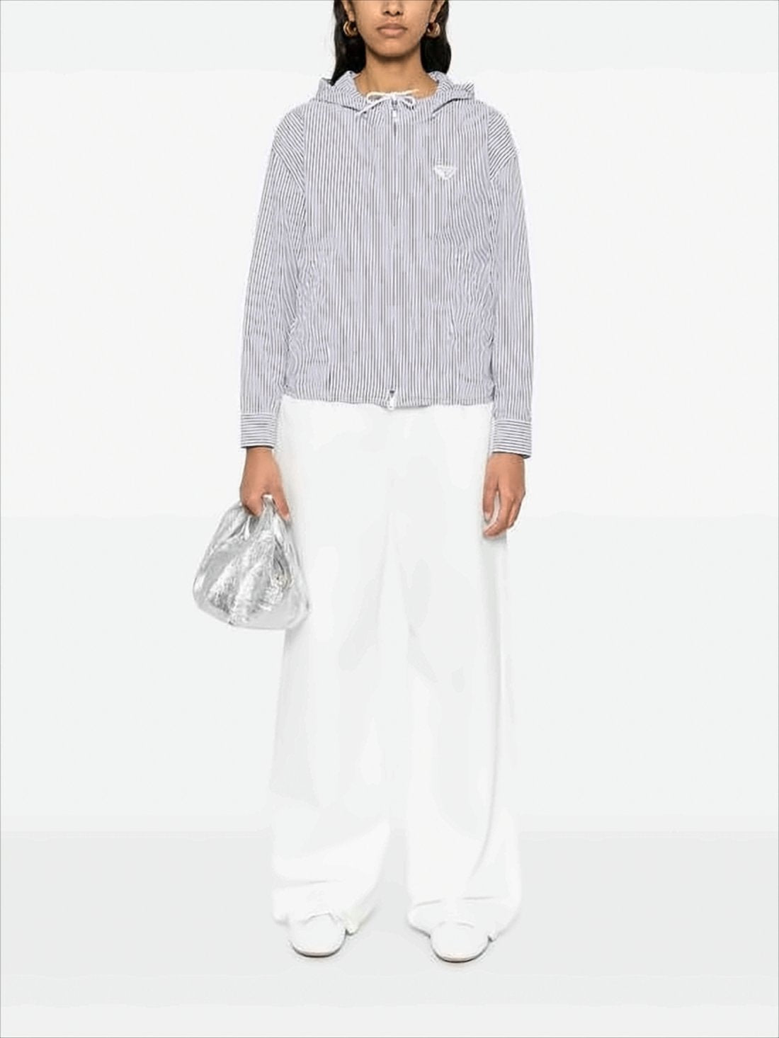 Lightweight Hooded Zip-Up Top