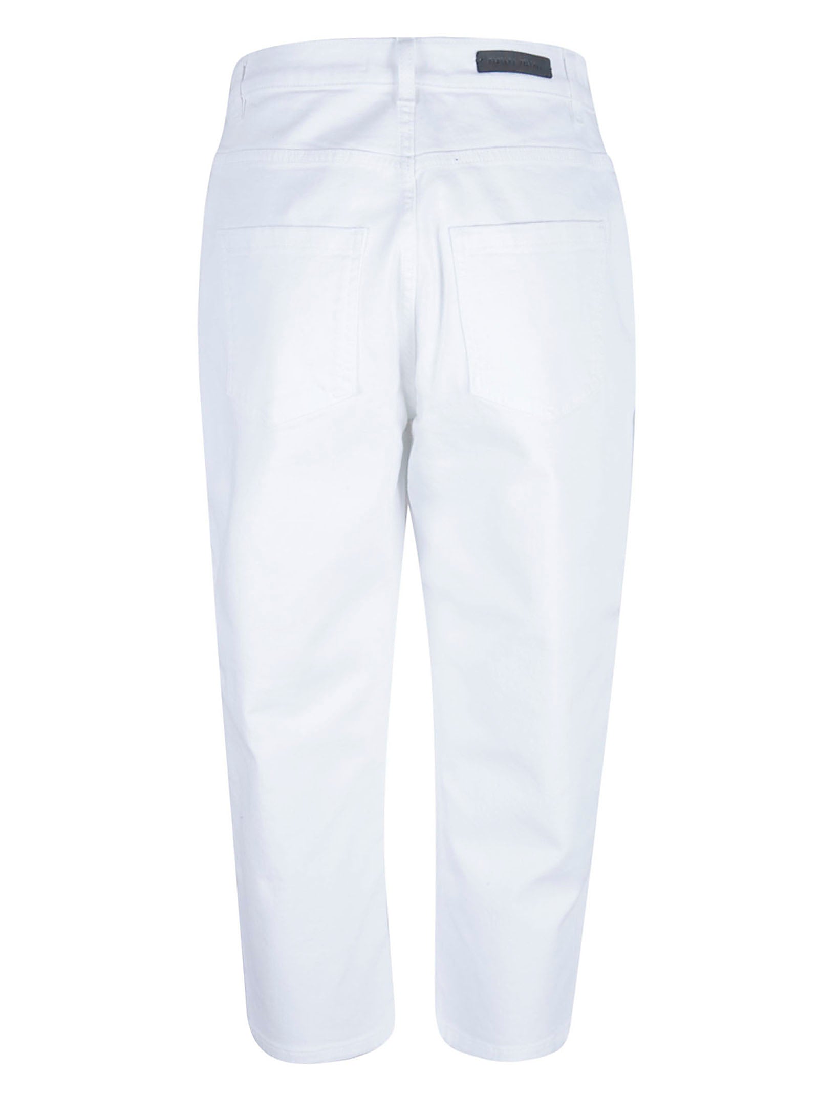 Straight-Leg Trousers with Classic Waistband