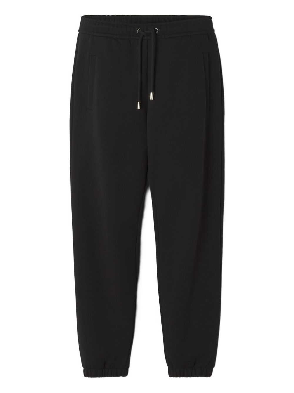 Relaxed Fit Black Trousers