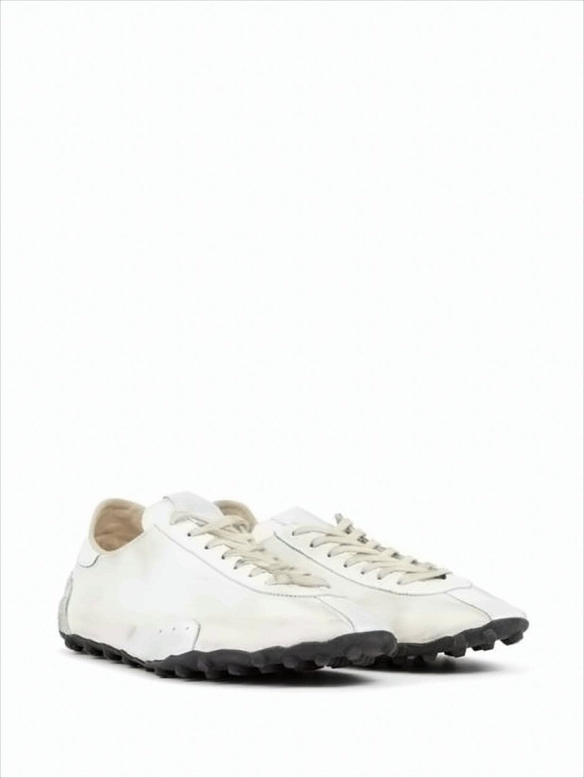 Sleek Low-Profile Sneakers With Textured Suede Accents