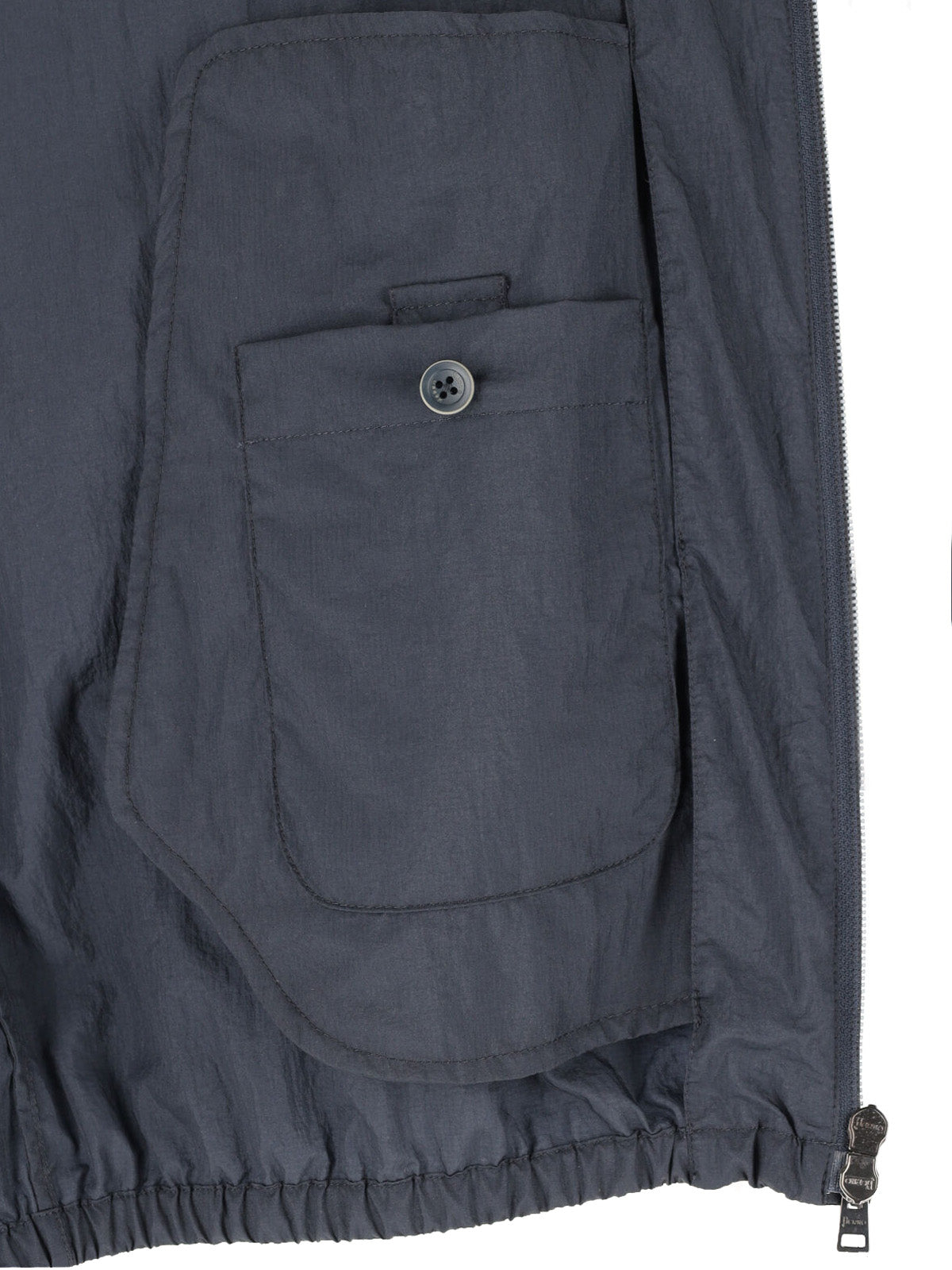 Blue Double-Layer Ripstop Nylon Jacket