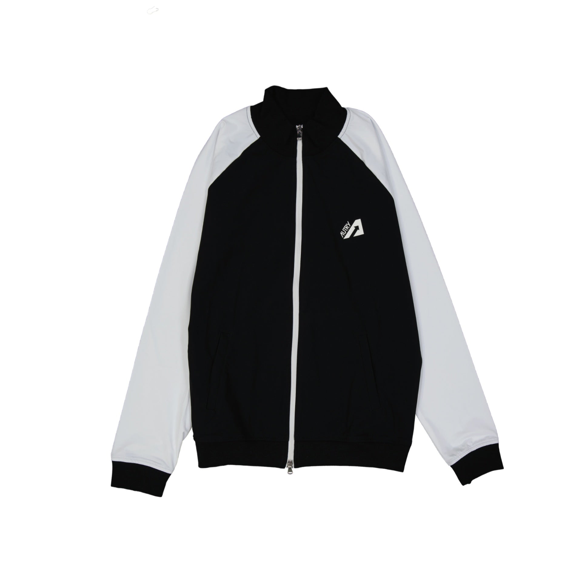 Two-Tone Logo Bomber Jacket With Smooth Fit