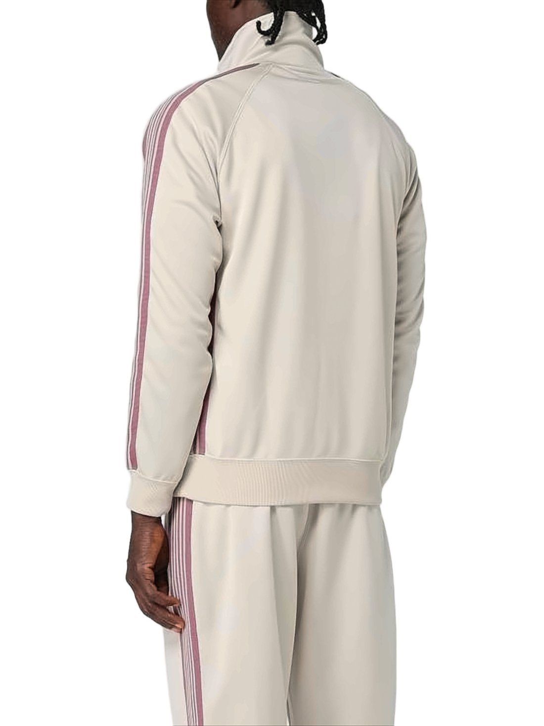 High-Collar Active Jacket with Zipper