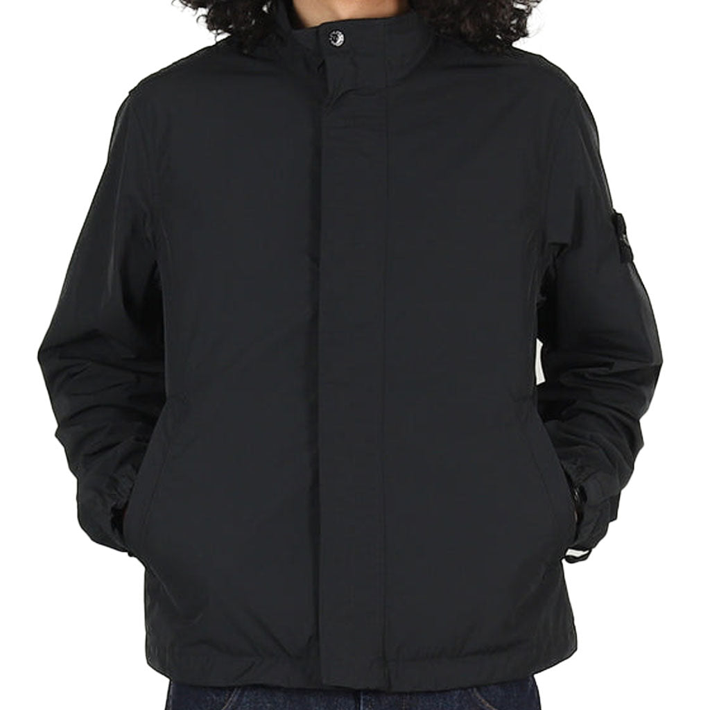 Matte Finish Black Casual Jacket